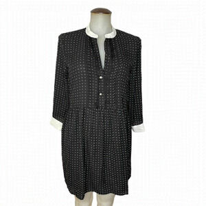 𝅺chiffon Polka Dot Dress With Pearls 🌻